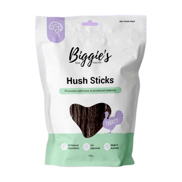 Biggie's TURKEY HUSH STICKS (CALMING) (125g)