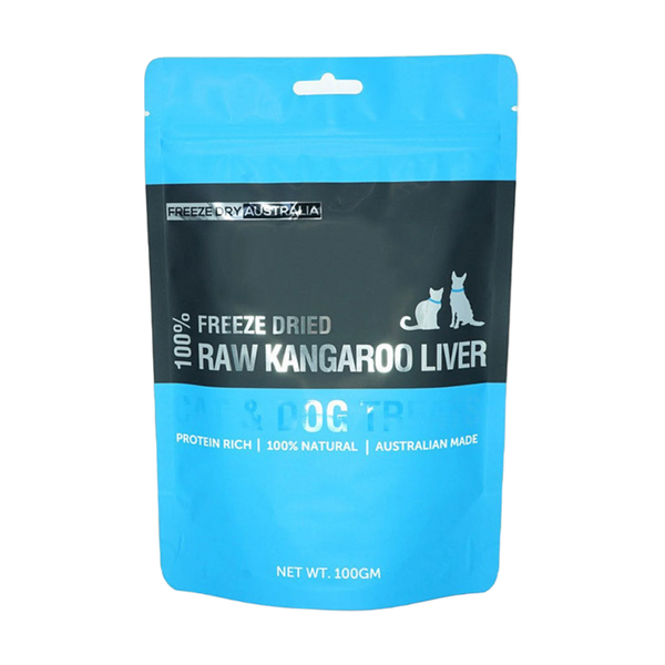 Freeze Dried Kangaroo Liver – Lean, Iron-Rich Superfood Treat