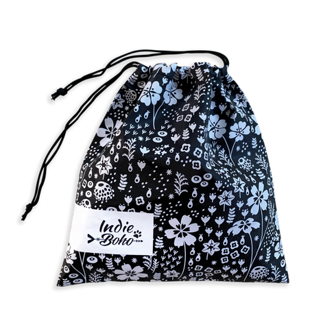 Indie Boho towel with its waterproof satchel
